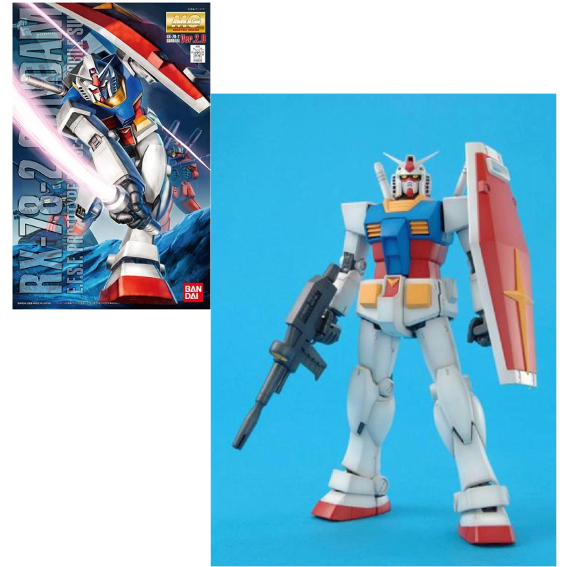 GUNDAM - MG 1/100 Gundam RX-78-2 ver.2.0 - Model Kit –Gundam (Neuheiten)